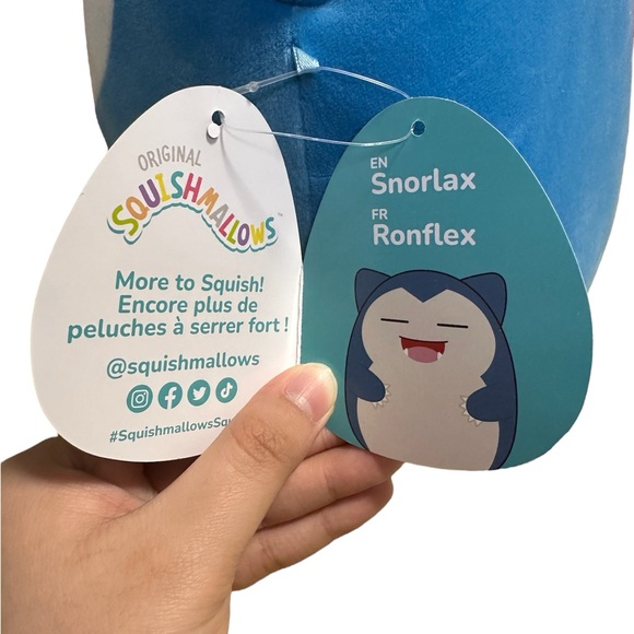 Squishmallows Pokémon Snorlax 10 Inch Plush NWT - Picture 4 of 5
